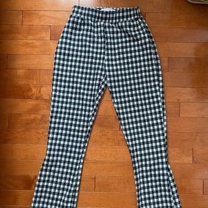 Checkered Flare Pants (Urban Outfitters)